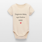 Üzgünüm Baba, ayni Kadina aşığız -  Kurzarmbody - soft Ecru
