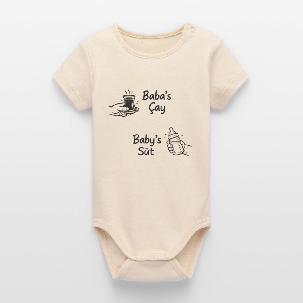 Baba´s Cay, Baby´s Süt - Kurzarmbody - soft Ecru