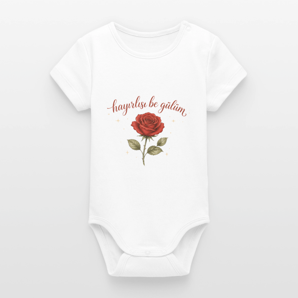 Hayırlısı be gülüm - Kurzarmbody - white