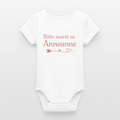 Bitte zuerst zu Anneanne - Babybody - white