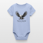Organic Short Sleeve Baby Bodysuit by Stanley/Stella - sky
