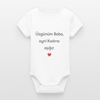 Üzgünüm Baba, ayni Kadina aşığız -  Kurzarmbody - white