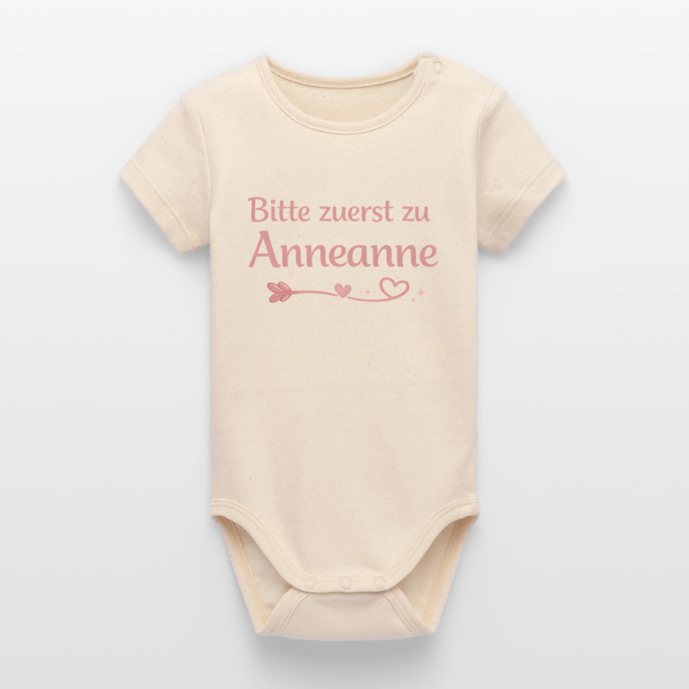 Bitte zuerst zu Anneanne - Babybody - soft Ecru