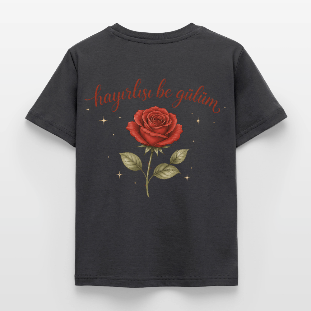 Hayirlisi be gülüm - T-Shirt - dark grey