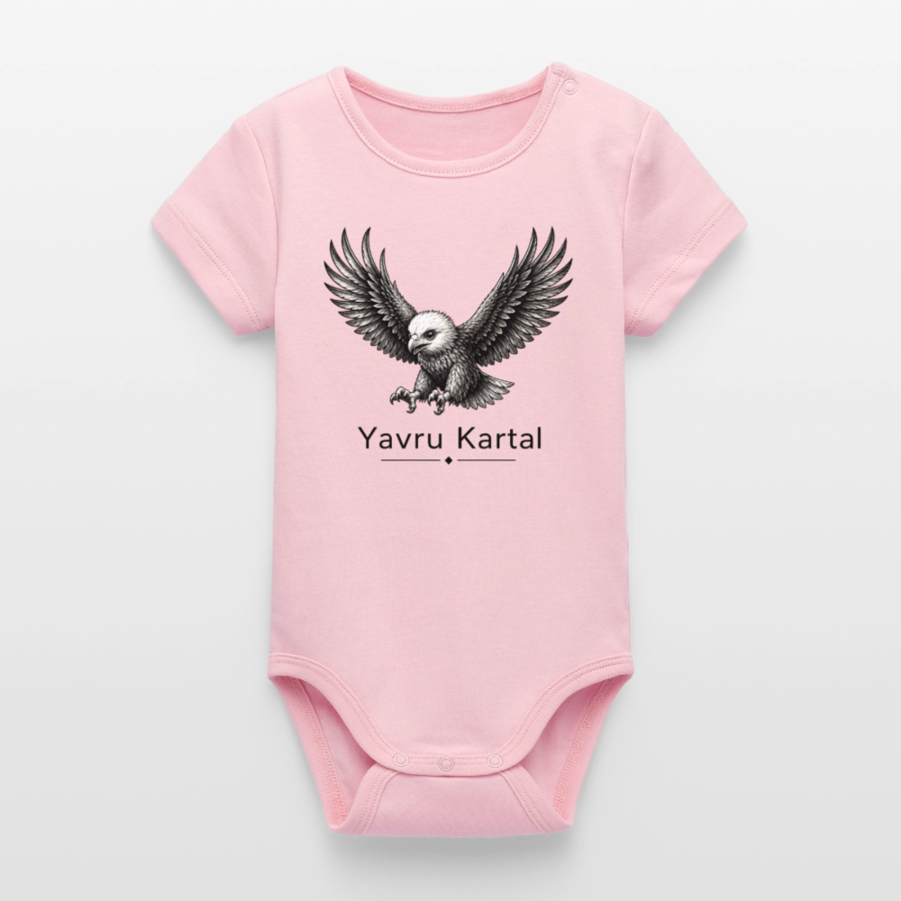 Organic Short Sleeve Baby Bodysuit by Stanley/Stella - cotton pink