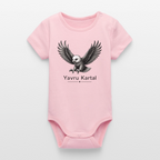 Organic Short Sleeve Baby Bodysuit by Stanley/Stella - cotton pink