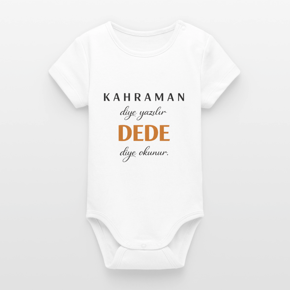 Kahraman Dede - Kurzarmbody - white