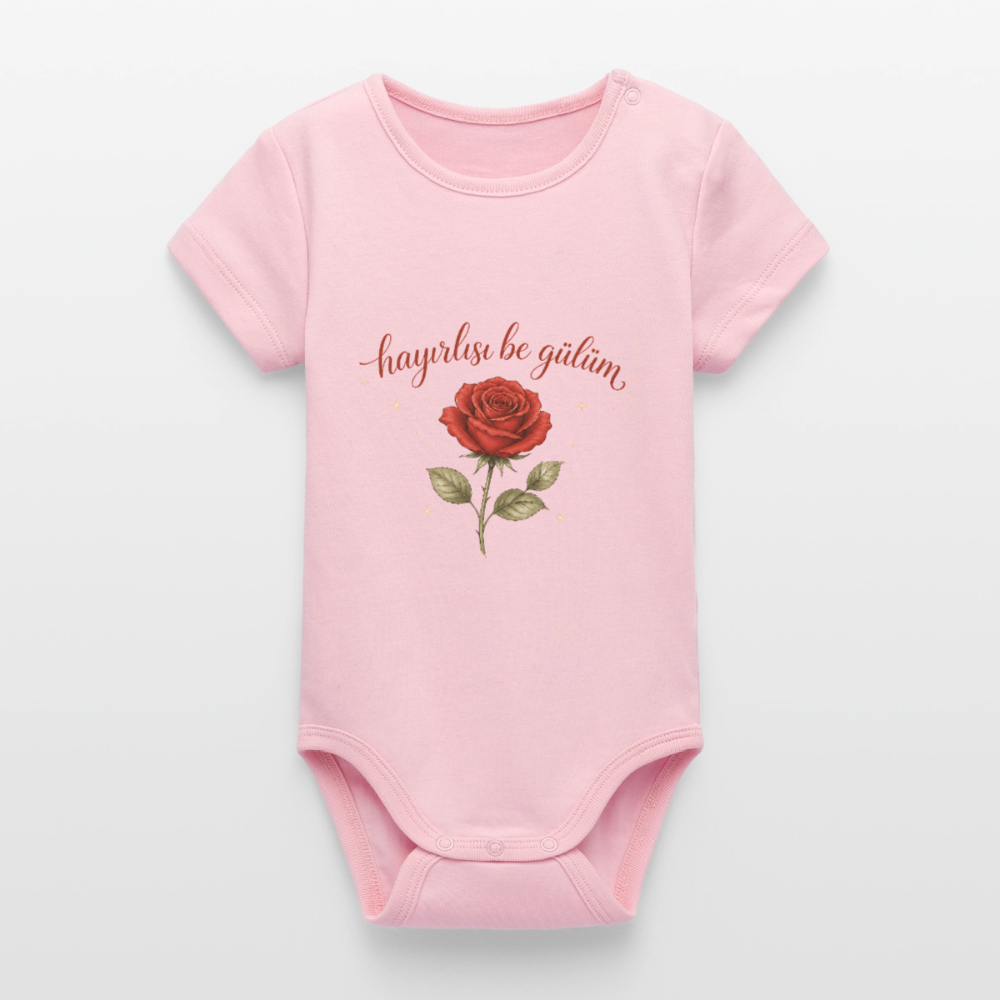 Hayırlısı be gülüm - Kurzarmbody - cotton pink