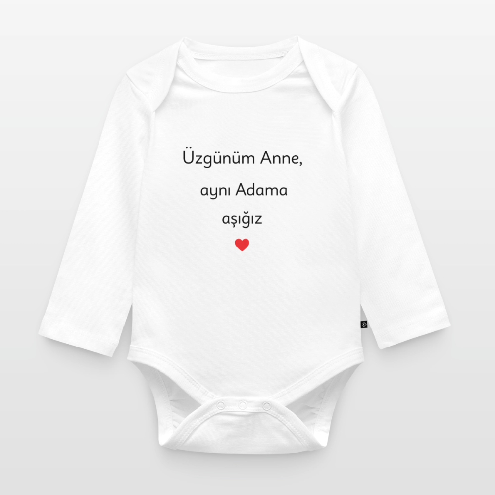 Üzgünüm Anne, ayni Adama aşığız - white