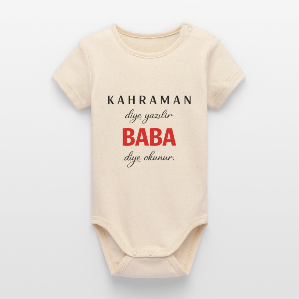Kahraman Baba - Kurzarmbody - soft Ecru