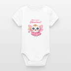 Erstes Zähnchen Rosa - Babybody - white