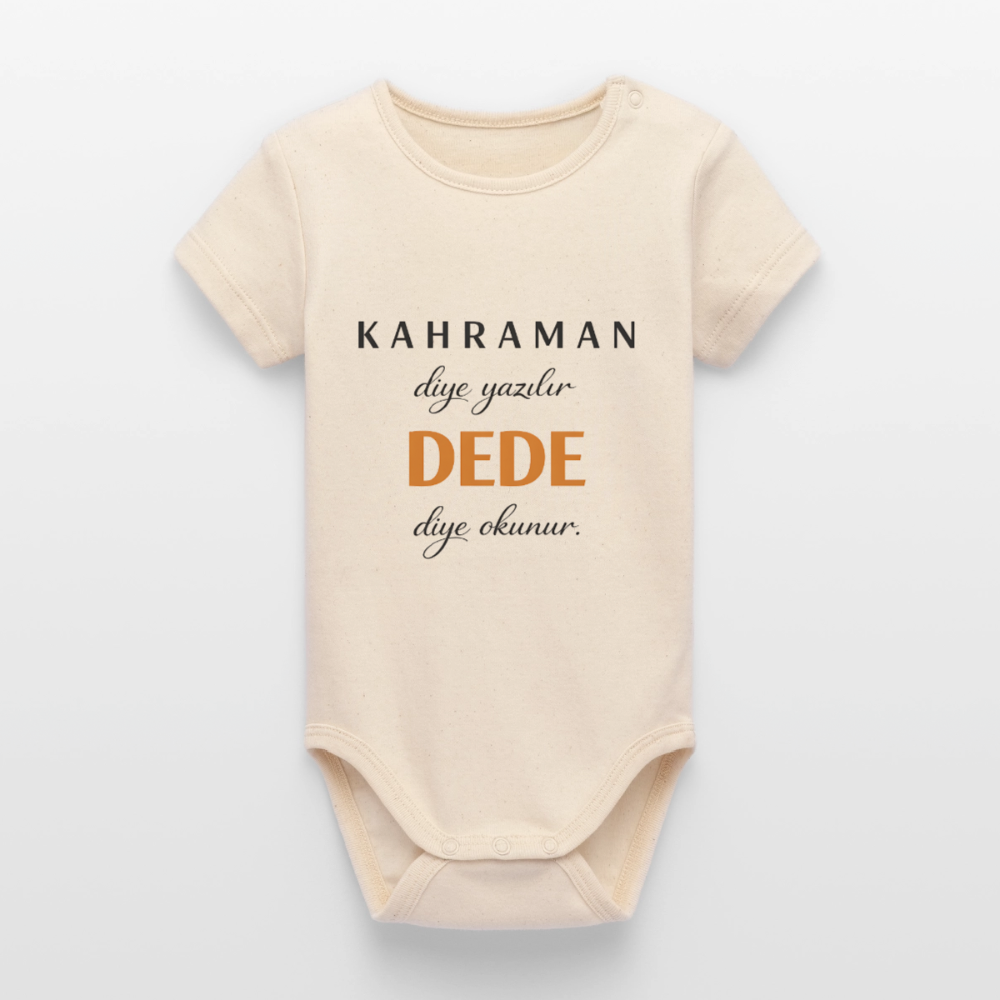 Kahraman Dede - Kurzarmbody - soft Ecru
