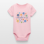 All eyes on us - Kurzarmbody - cotton pink