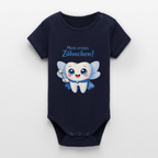 Erstes Zähnchen Blau - Babybody - navy