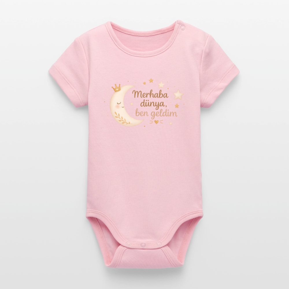 Merhaba Dünya - Babybody - cotton pink