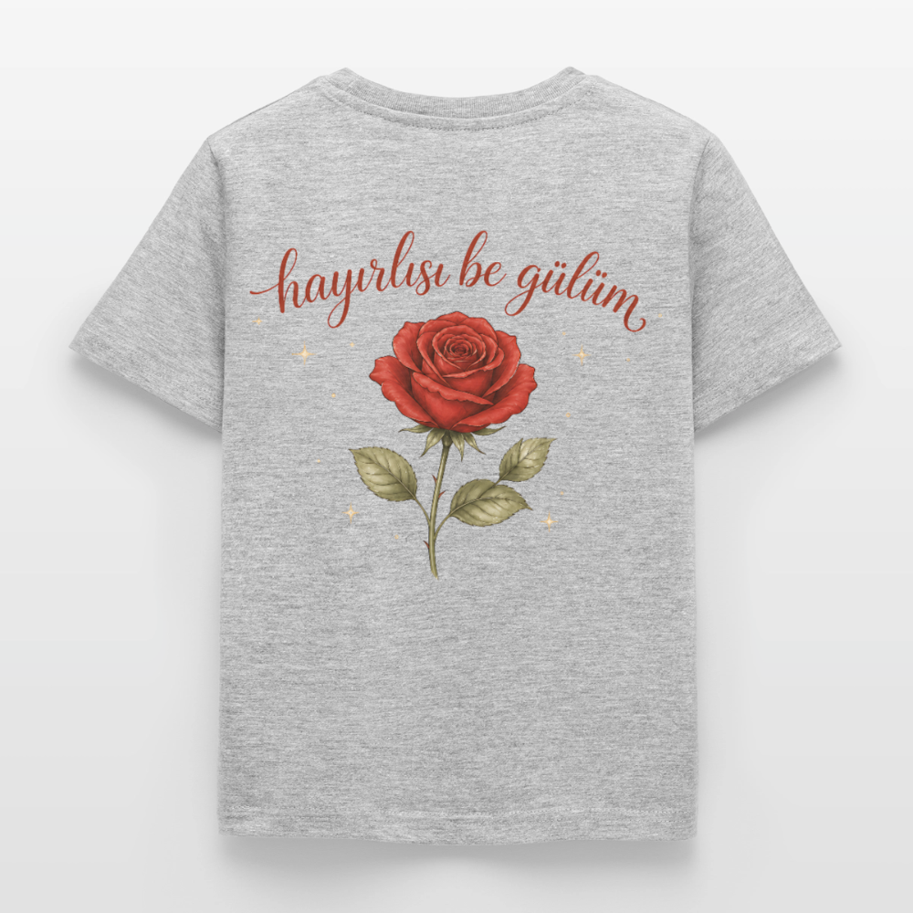 Hayirlisi be gülüm - T-Shirt - heather grey