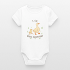 I go, where Mommy goes - Kurzarmbody - white