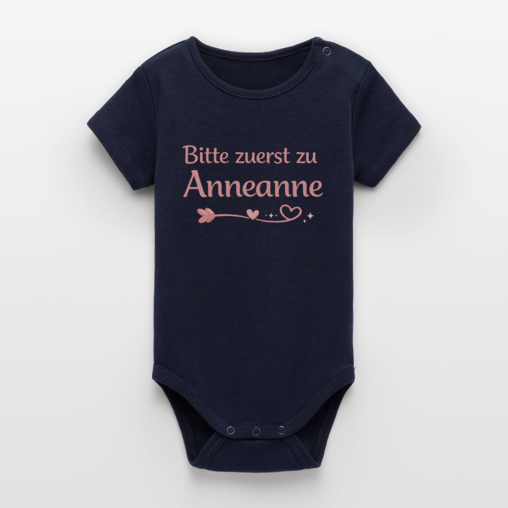 Bitte zuerst zu Anneanne - Babybody - navy