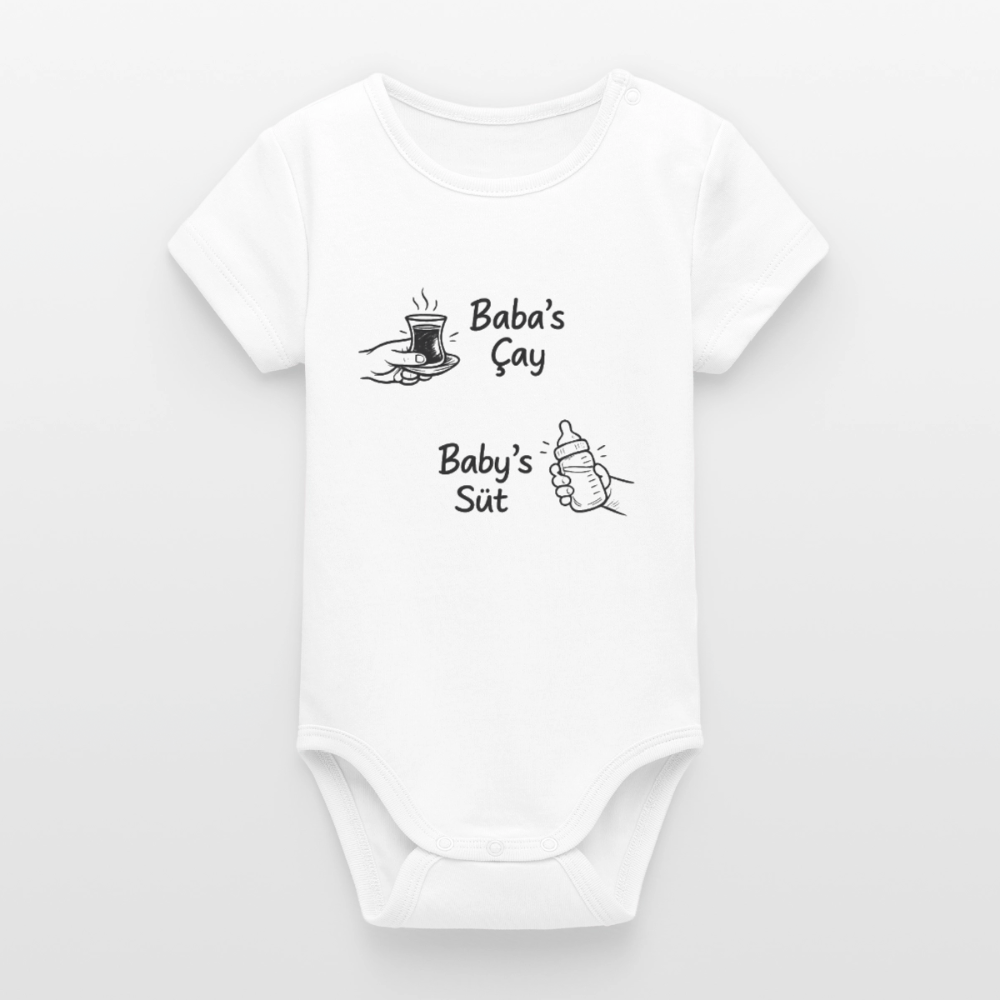 Baba´s Cay, Baby´s Süt - Kurzarmbody - white