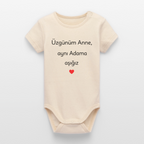 Üzgünüm Anne, ayni Adama aşığız - Kurzarmbody - soft Ecru