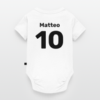 Organic Short-sleeved Baby Bodysuit - Weiß