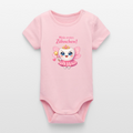 Erstes Zähnchen Rosa - Babybody - cotton pink