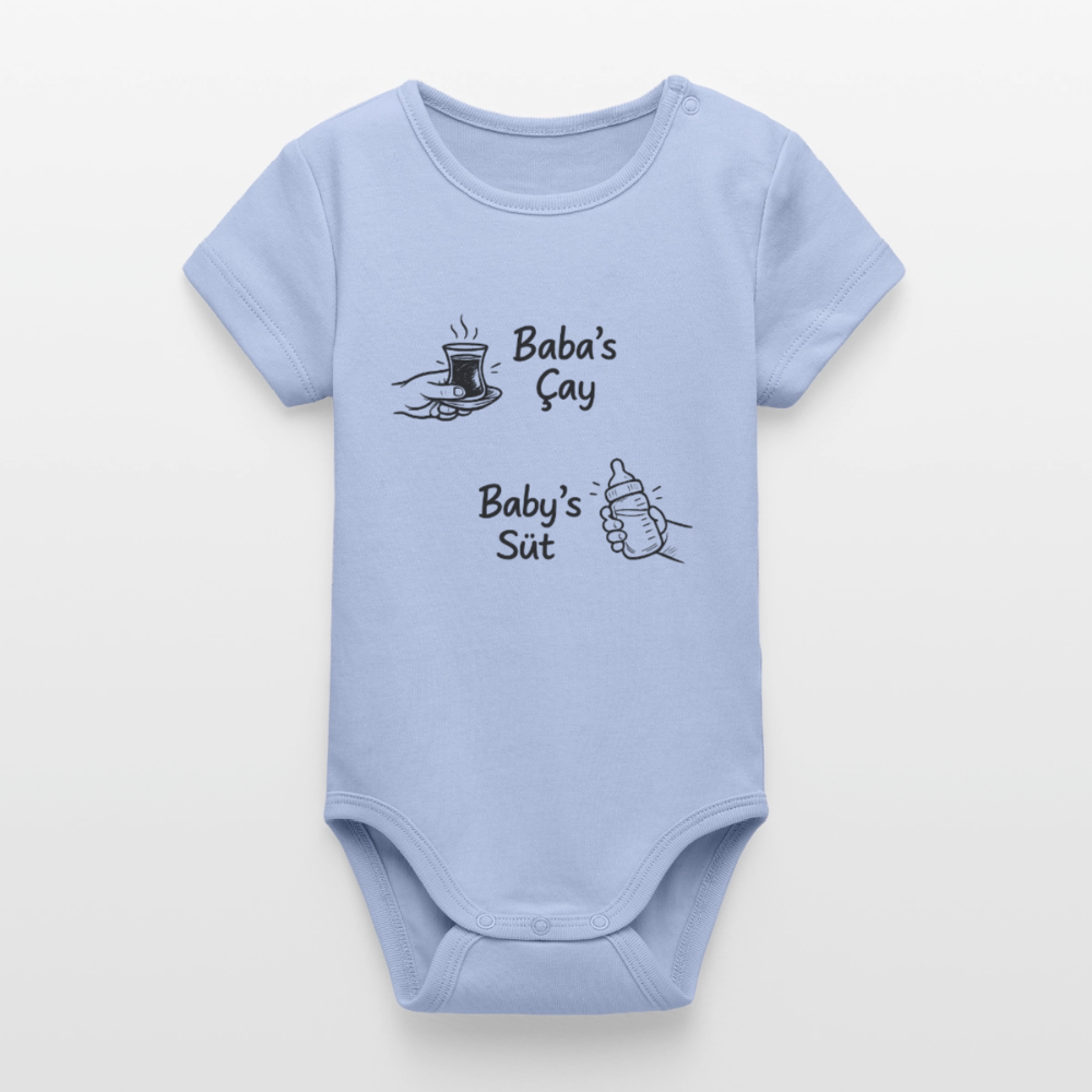 Baba´s Cay, Baby´s Süt - Kurzarmbody - sky